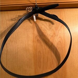 a new day Black Belt with Gold Buckle